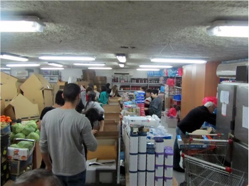 מרכז חלוקת מזון - אריזת מזון